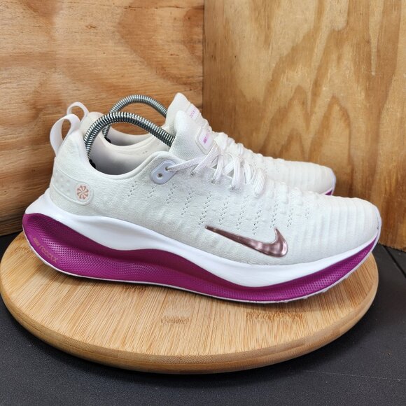New Nike React Infinity Run Flyknit 4 Womens Running Shoes Sneakers Size 11 - Picture 1 of 9